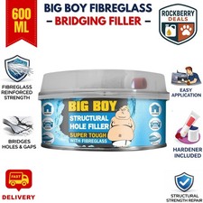 Big Boy Structural Hole Filler Super Tough Fibreglass Bridging Cars Body 600ml