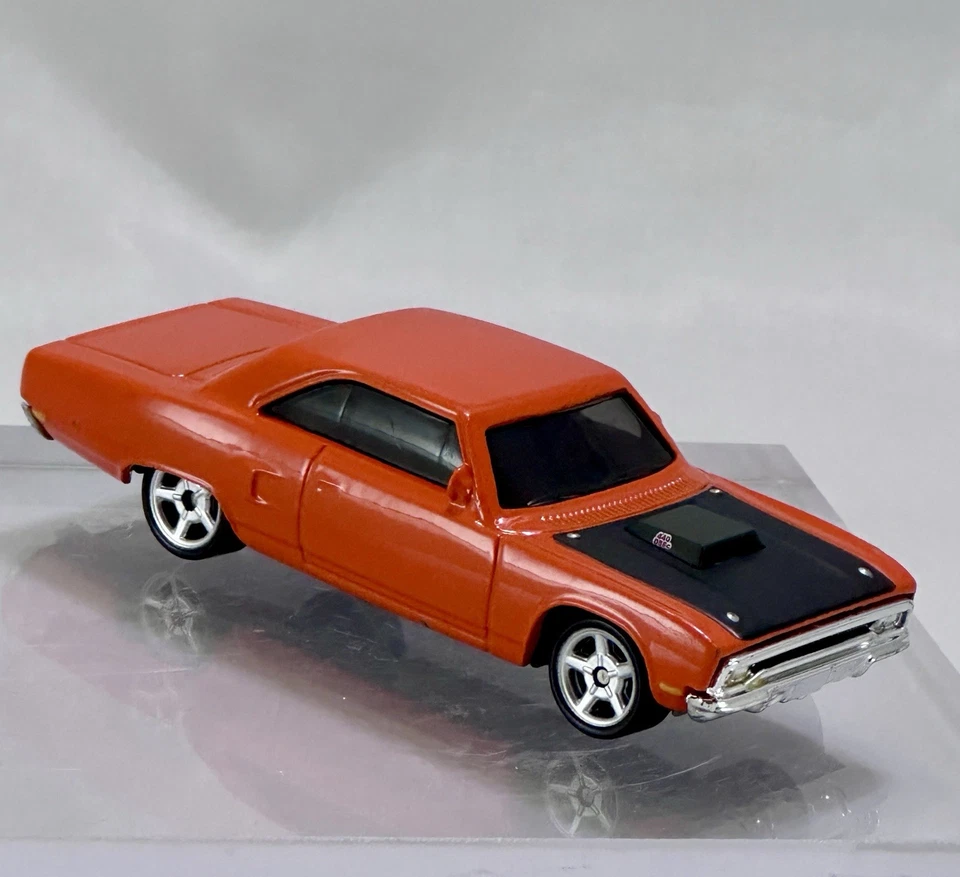 Dom 70 Plymouth Road Runner Orange Fast & Furious 16 1:55 Ff012 FcF37 Hot Wheels - Image 2 of 4