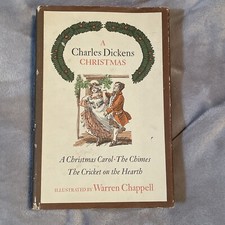 A Charles Dickens Christmas Hardcover Book 1976, 3 Of Dickens Best Stories