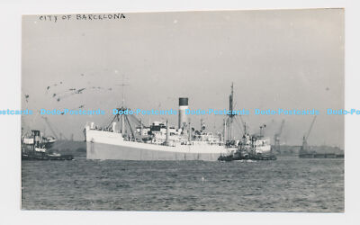 C021125 City of Barcelona. Gebaut 1930. Nordflotte. 1954. Schiff. Foto
