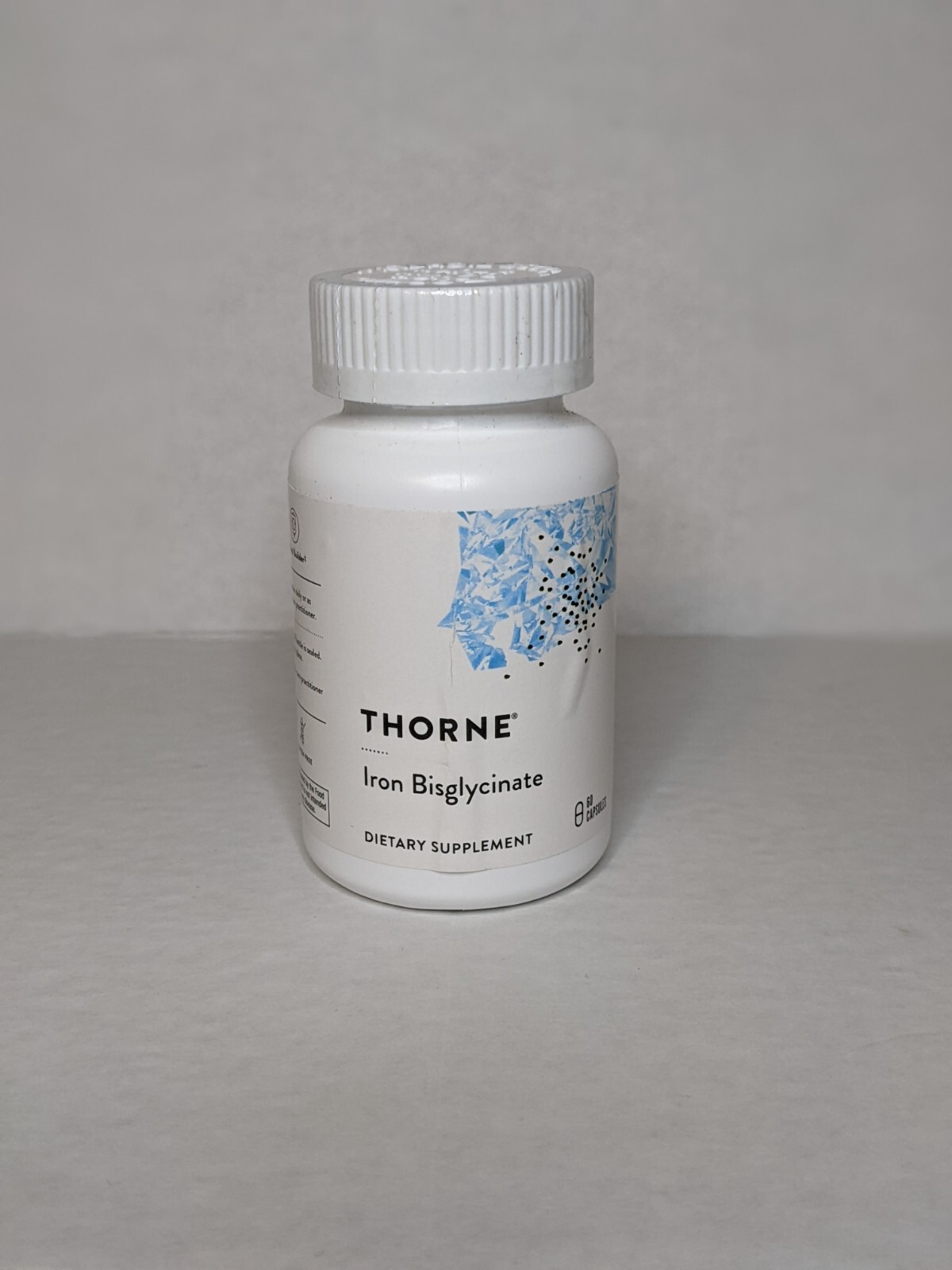 Thorne Iron Bisglycinate Dietary Supplement 60 Capsules 25mg Exp 11/