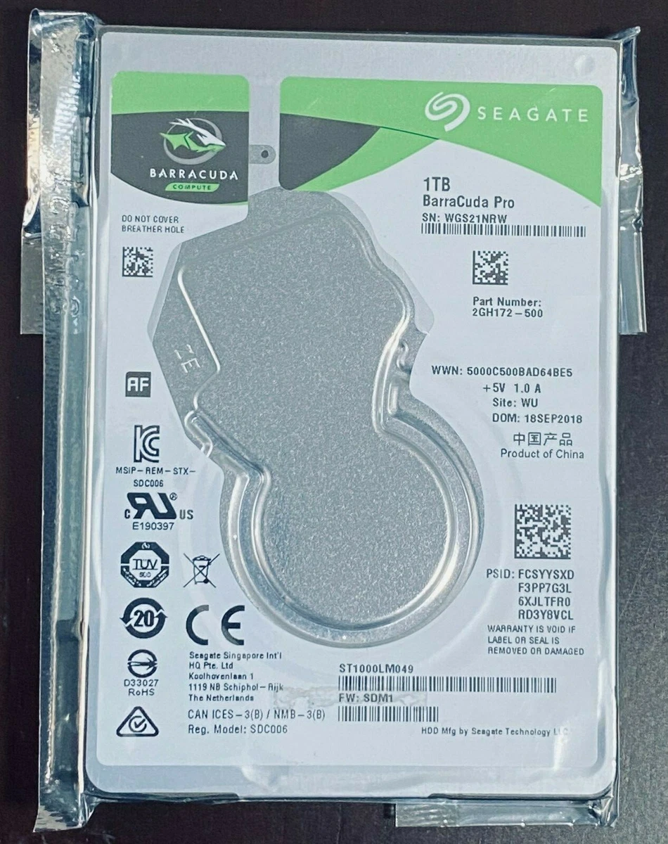 BarraCuda Pro 2.5 HDD