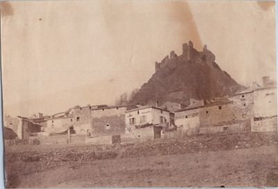 Tirage D'époque Château De Valence, Saint-Haon-le-Vieux – Gravure Vintage 1880, 30,5x23 Cm