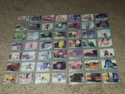 Steven Universe Trading Cards Complete Pink Foil Set!