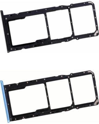 Dual SIM Karten Halter für Realme C21Y (RMX3261, RMX3263) MicroSD Fach Slot Tray