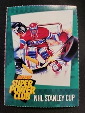 Nintendo Power Super Power Club Magazine Card #106 NHL Stanley Cup
