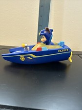 Nickelodeon Paw Patrol Swimways Chase Rescue Boat Wind up Toy - Bath/Pool