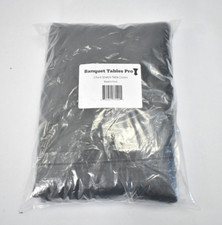 Banquet Tables Pro Stretch Table Covers 2 Pack Black 72" x 30" Rectangular