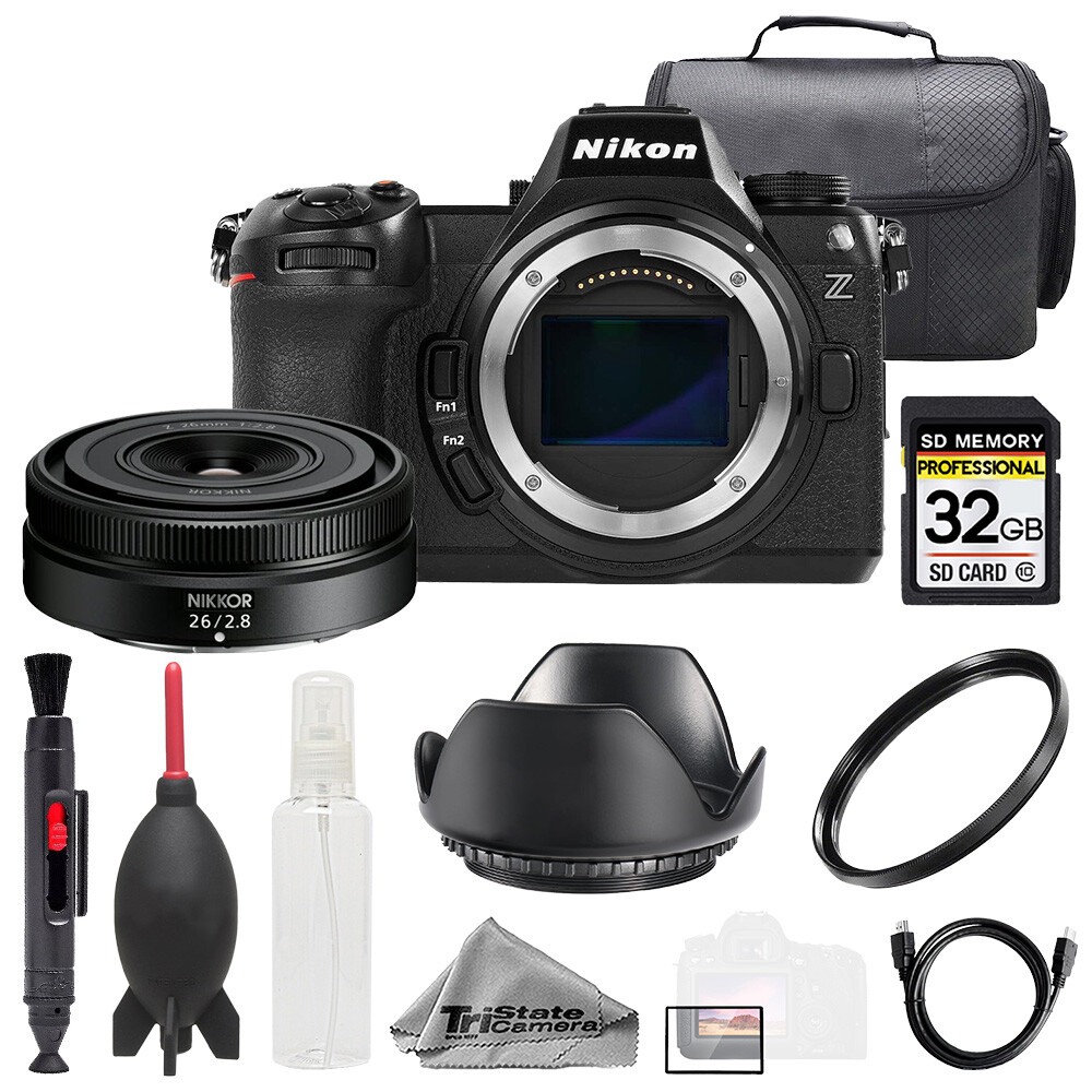 Nikon Z6 III + Z 26mm f/2.8 Lens +32GB + Bag+ UV Filter- Basic Kit