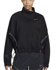 Nike Women s MEDIUM Black Run Division Women's Jacket DQ5957-010 MSRP 130 NEW