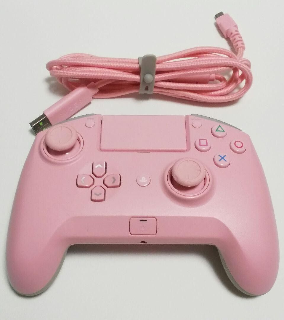 bølge skyld Kalkun Razer Raiju Tournament Edition Quartz Pink PS4 controller Pink | eBay