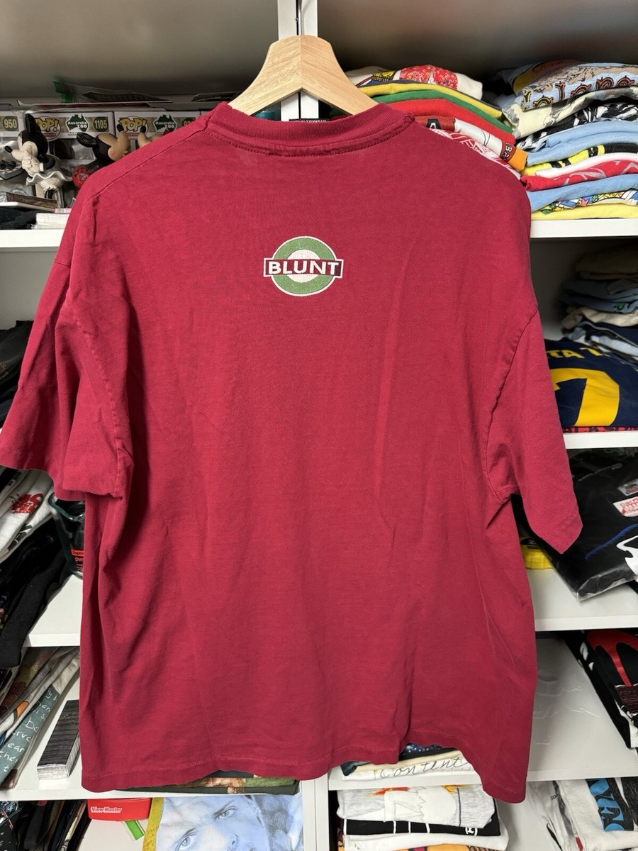 Vintage Blunt Skateboards T Shirt Rare Single Stitch Blunt Skate