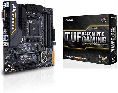 ASUS TUF B450M-Pro Gaming Mainboard AMD Ryzen B450 Sockel AM4 Micro µATX 4x DDR4