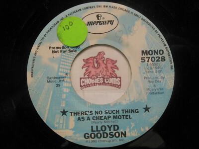 Lloyd Goodson   There's No Such Thing As A Cheap Motel / Same, 45 RPM EX (2H) 