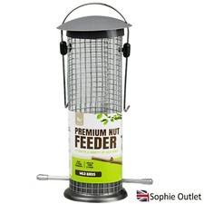 Filter Top Bird Feeder Wild Birds Garden Window Hanging Seed Station G5098 UK