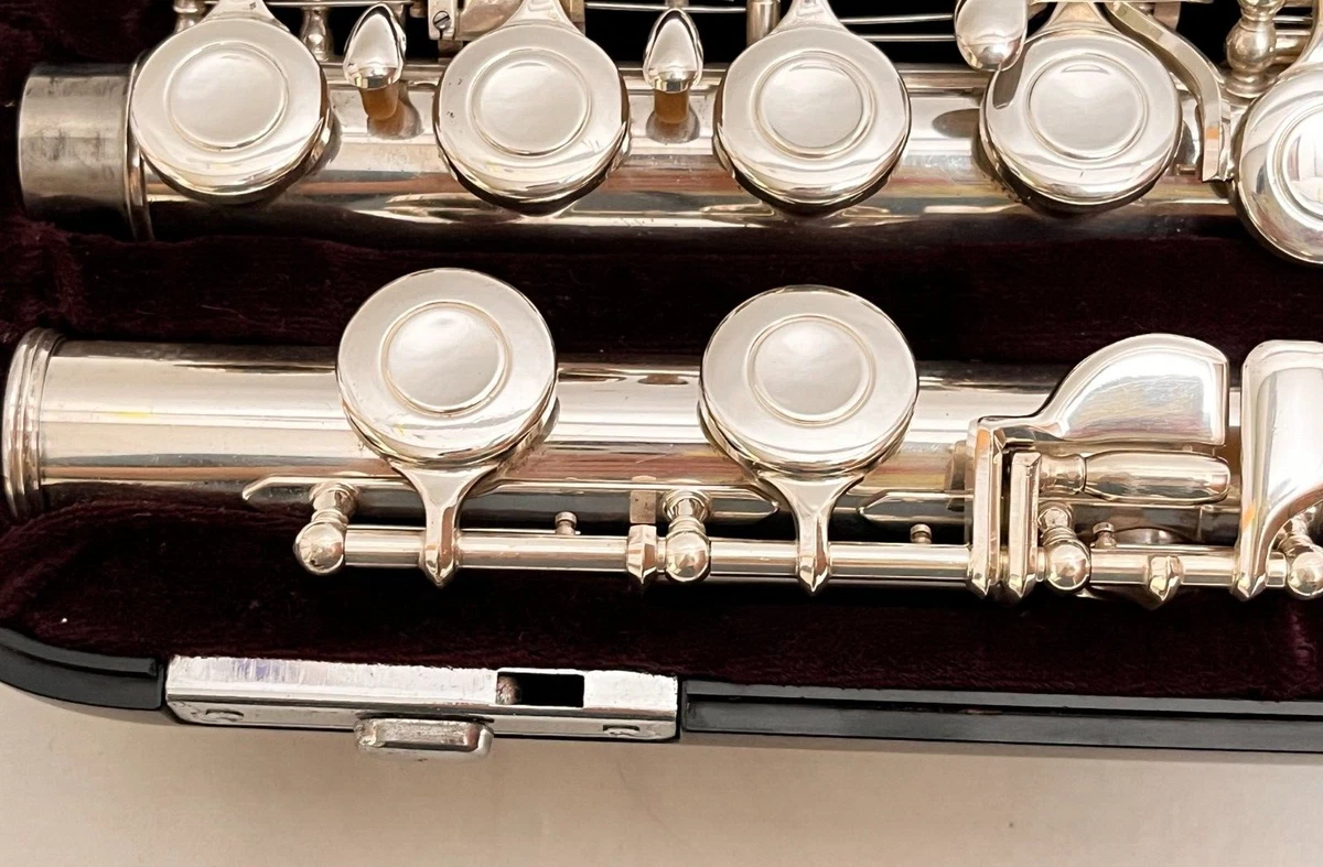 【Excellent】 Yamaha YFL-311 Flute Silver Head E-mechanism with Hard Case