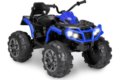 BCP 12V Battery Powered Kids Electric Ride on 4 Wheeler ATV Blue 3 - 6 Years