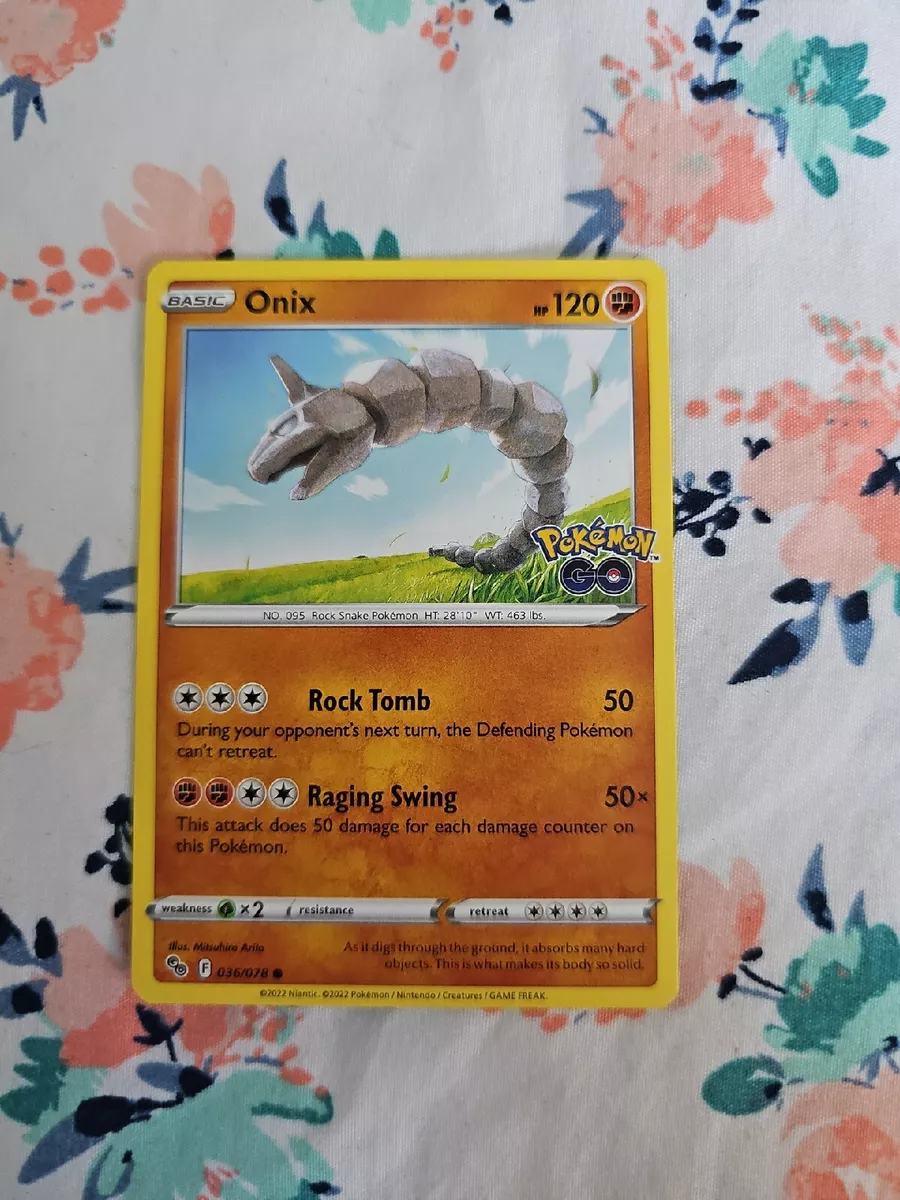 Onix (Reverse Holo) - Pokémon GO – Collectors Bodega