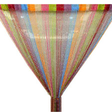 TRIXES String Door Curtain Multi Colour NEW String Dew Drop Door Window Curtain
