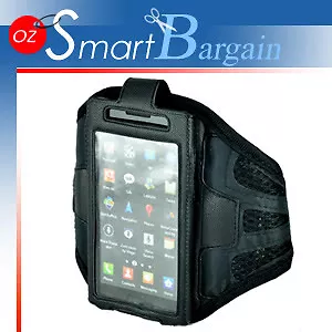 BLACK SPORTS ARMBAND CASE COVER FOR SAMSUNG GALAXY S2 i9100 - Picture 1 of 1