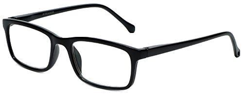 M Readers Designer Spring Hinge Reading Glasses 105-SBLK-300 in Black 52mm +1.50 - Picture 1 of 1