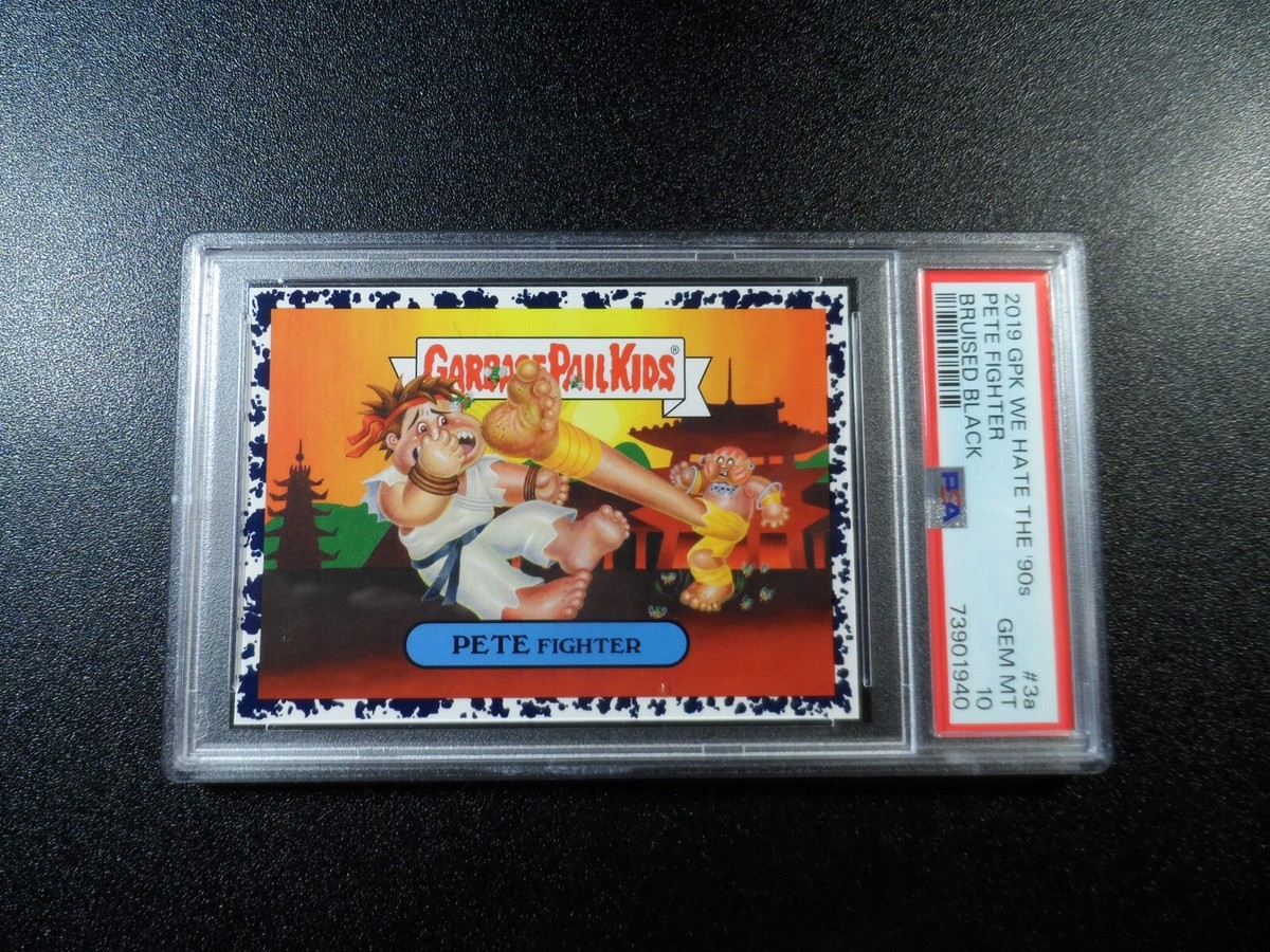 PSA 10 SP Black Ryu Street Fighter Spoof Garbage Pail Kids Card