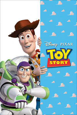 TOY STORY 1 ONE 90s 1995 WOODY BUZZ ORIGINAL FILM MOVIE PRINT