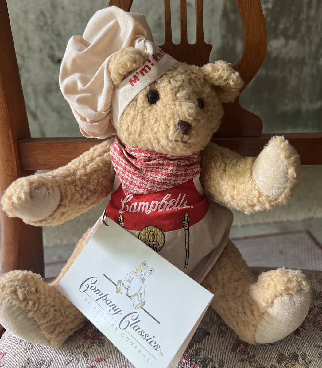 Campbells Soup Kids Plush 1995 TEDDY BEAR with Original Tag | eBay