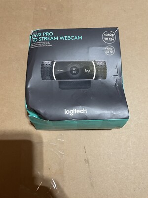 Logitech C922 Pro Stream 1080p HD Webcamera - Black