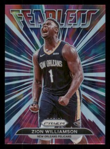 2021-22 Panini Prizm Fearless Prizms Silver #1 Zion Williamson