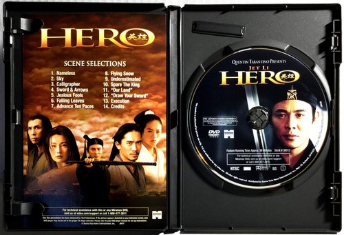 Hero (DVD, 2002, Widescreen) Like New ! Jet Li Maggie Cheung - Picture 3 of 3
