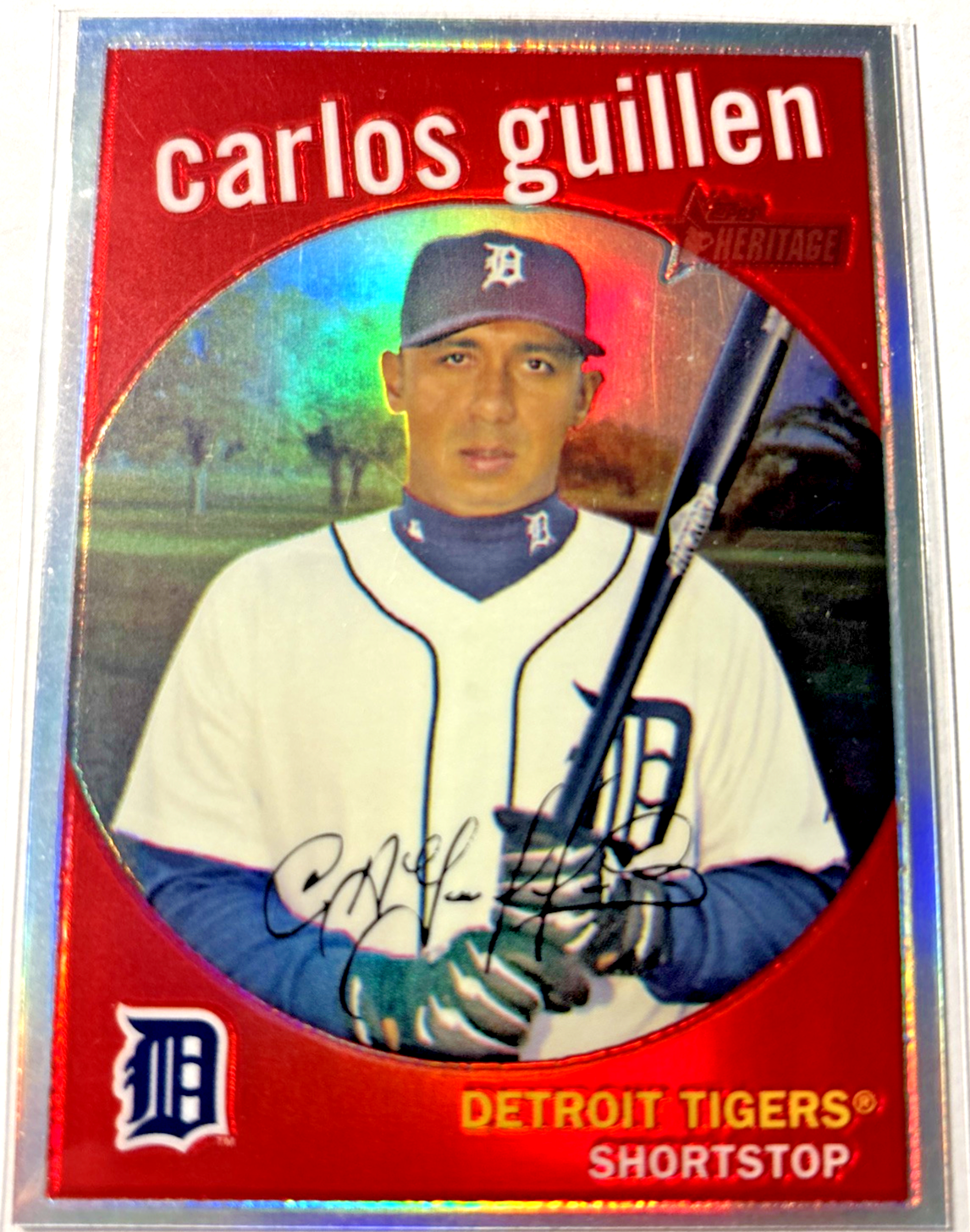 2008 Topps Heritage - Chrome Refractor #C184 Carlos Guillen /559