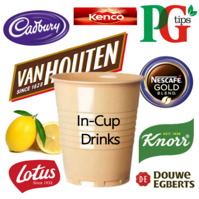 In-Cup Vending Getränke für Klix Darenth - Hüllen Kaffee Tee Schokolade 73 mm