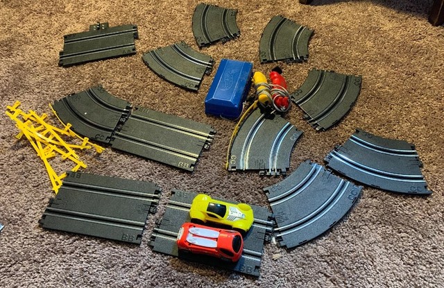 battery operated road racing set