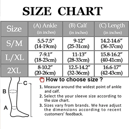 Zipper Compression Socks Support Graduated Stockings Mens Women 20-30mmHg Unisex - Picture 2 of 22