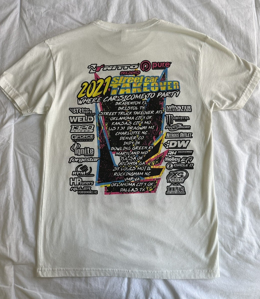 EUC 2021 Street Car Takeover Racing Event Corvette White TShirt