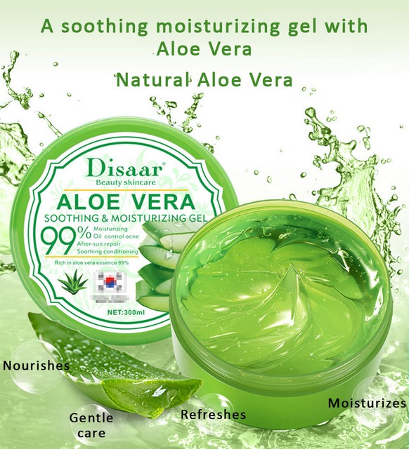 Disaar Beauty Skin Care Aloe Vera Soothing and Moisturizing GEL 99 for