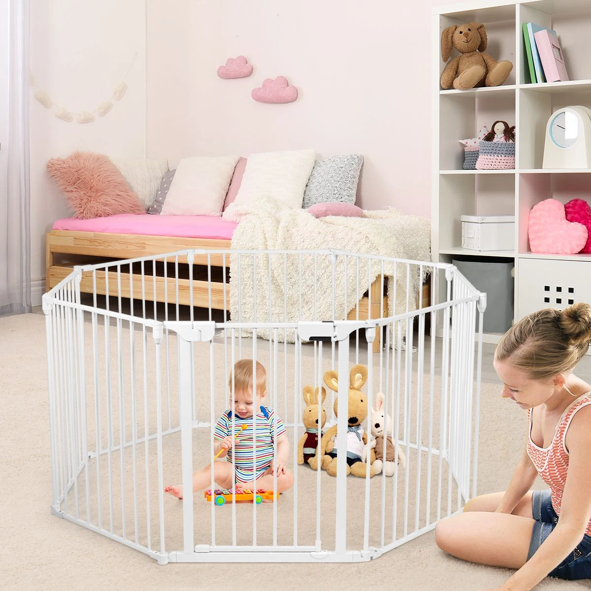 Barrière De Sécurité Enfant Bébé Grille De Protection Cheminée