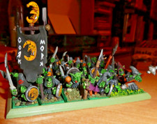 Warhammer NIGHT FOREST Goblin REGIMENT Skull Pass - 30 GOBLINS PAINTED