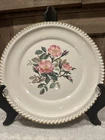 The Harker Pottery Co. Made in USA 22 KT Gold Trim 10 1/4" dinner plate 1 plate~