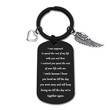 Memorial Gifts Keychain In Memory of Husband/Wife Gifts Sympathy Keychain Loss