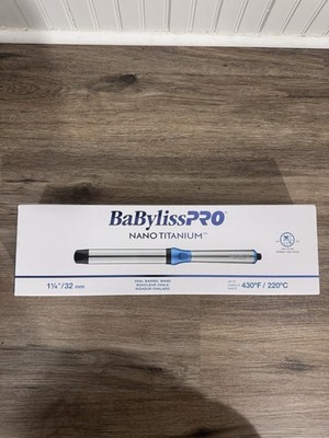 NEW!~BaBylissPRO Nano Titanium 1¼  32mm Curling Wand MODEL/BNTW125NUC NIB