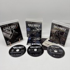 Call Of Duty Lot of 3 Games (Ghosts, Black Ops 2, Advanced Warfare) | TESTED