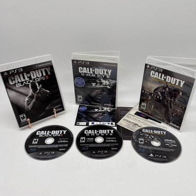 Call Of Duty Lot of 3 Games (Ghosts, Black Ops 2, Advanced Warfare) | TESTED