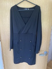 Vintage 90s CBR Black Shift Dress Size Large