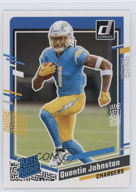 2023 Panini Donruss Rated Rookie Canvas Quentin Johnston #353 Rookie RC 13c5