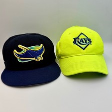 2 Tampa Bay Rays Youth Hat Neon Yellow Snapback Baseball Cap Otto MLB Baseball