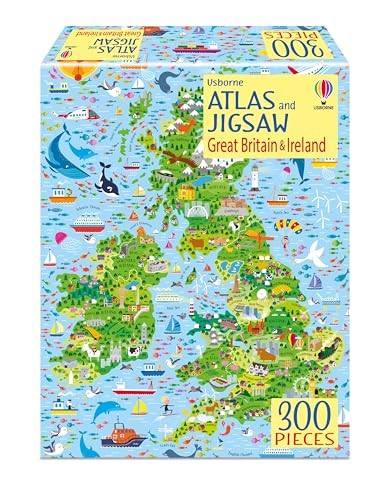Atlas and Jigsaw Great Britain and Ireland (Usborne Book and Jigsaw) | Smith Sam - Image 8