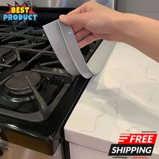 Silicone Stove Gap Seal Cover 1X Heat Resistant Kitchen Counter Gap Filler Cover
