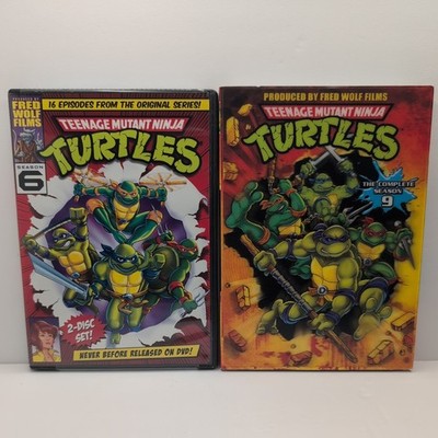 Teenage Mutant Ninja Turtles Season 6 & 9 DVD (9 Has Cool Hard Cover)